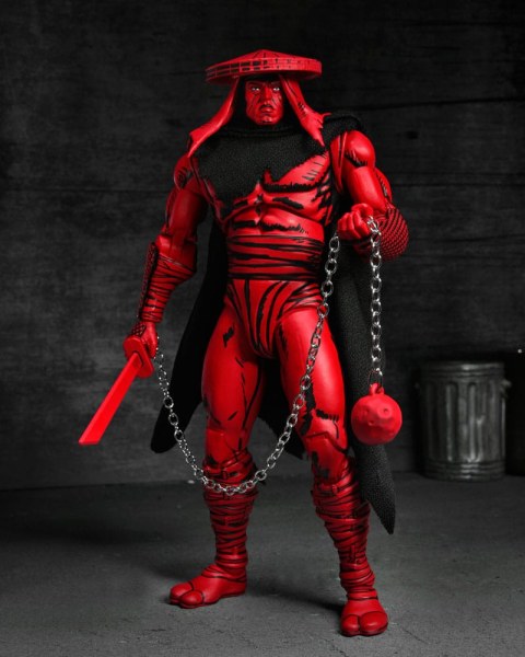 Figura de Asesino de Pie Rojo y Negro de las Tortugas Ninja (Mirage Comics) 18 cm