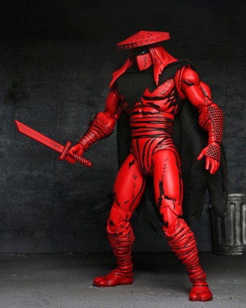 Figura de Asesino de Pie Rojo y Negro de las Tortugas Ninja (Mirage Comics) 18 cm