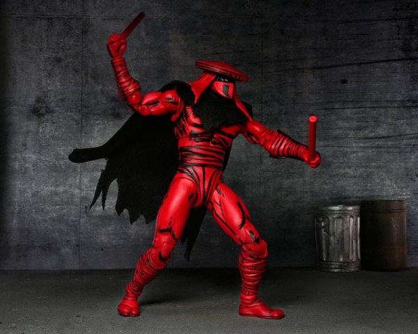 Figura de Asesino de Pie Rojo y Negro de las Tortugas Ninja (Mirage Comics) 18 cm