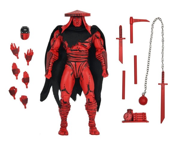 Figura de Asesino de Pie Rojo y Negro de las Tortugas Ninja (Mirage Comics) 18 cm