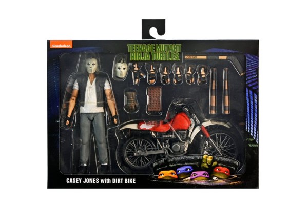 Figura de Casey Jones de la película Deluxe de las Tortugas Ninja (1990) de 18 cm.