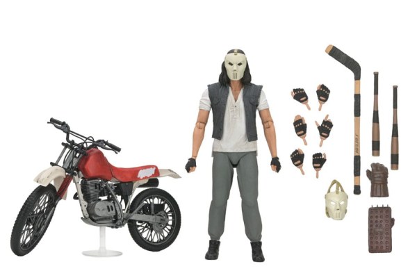 Figura de Casey Jones de la película Deluxe de las Tortugas Ninja (1990) de 18 cm.