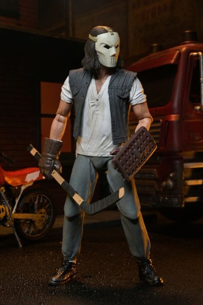Figura de Casey Jones de la película Deluxe de las Tortugas Ninja (1990) de 18 cm.