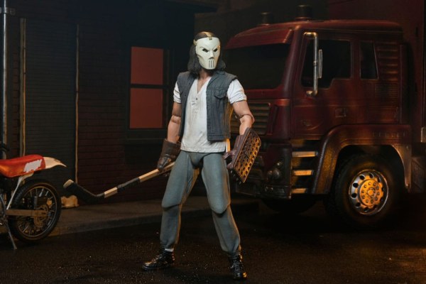 Figura de Casey Jones de la película Deluxe de las Tortugas Ninja (1990) de 18 cm.