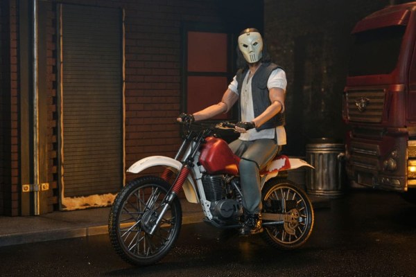 Figura de Casey Jones de la película Deluxe de las Tortugas Ninja (1990) de 18 cm.