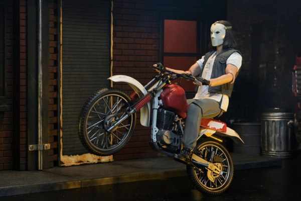 Figura de Casey Jones de la película Deluxe de las Tortugas Ninja (1990) de 18 cm.