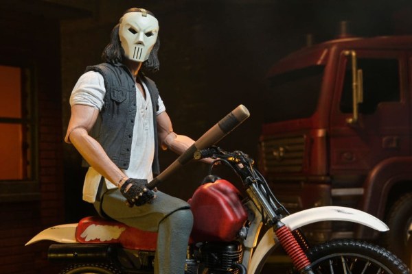 Figura de Casey Jones de la película Deluxe de las Tortugas Ninja (1990) de 18 cm.