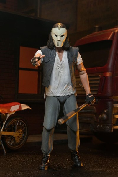 Figura de Casey Jones de la película Deluxe de las Tortugas Ninja (1990) de 18 cm.