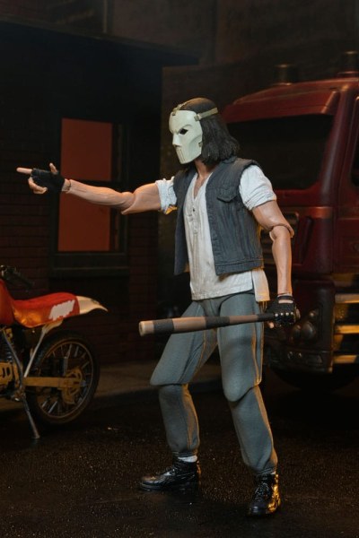 Figura de Casey Jones de la película Deluxe de las Tortugas Ninja (1990) de 18 cm.