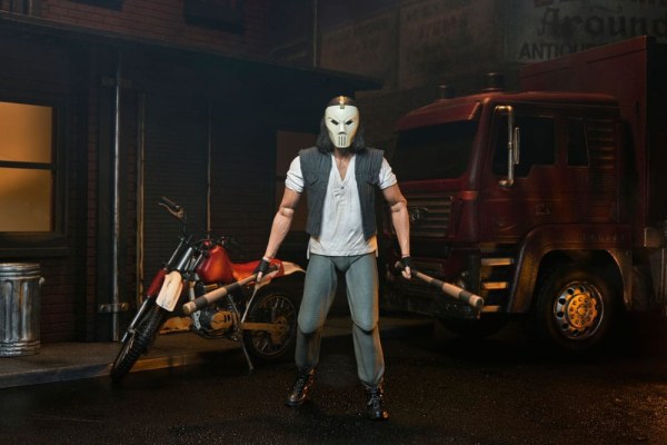 Figura de Casey Jones de la película Deluxe de las Tortugas Ninja (1990) de 18 cm.