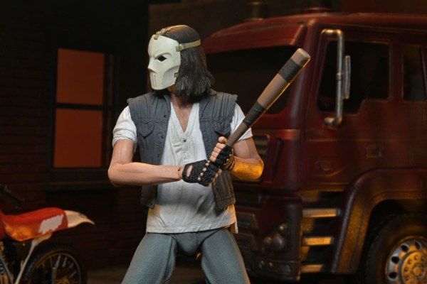 Figura de Casey Jones de la película Deluxe de las Tortugas Ninja (1990) de 18 cm.