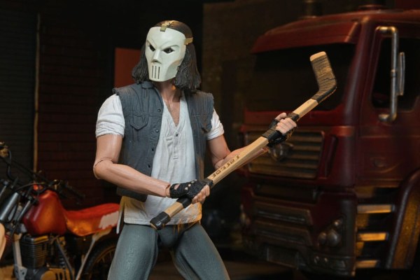 Figura de Casey Jones de la película Deluxe de las Tortugas Ninja (1990) de 18 cm.