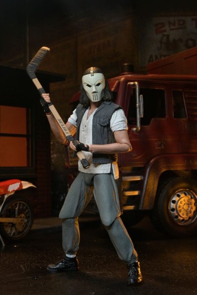 Figura de Casey Jones de la película Deluxe de las Tortugas Ninja (1990) de 18 cm.