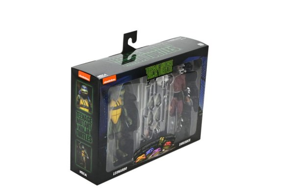 Figura de Shredder vs. Leo de las Tortugas Ninja (Película de 1990) Batalla en el tejado, 18 cm