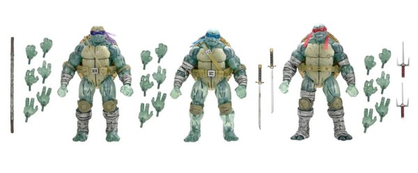 Tortugas Ninja (Los Últimos Ronin) pack de 3 figuras Hermanos Fantasma 18 cm