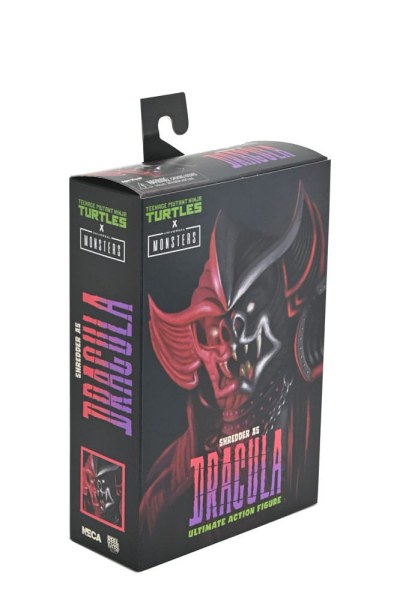 Figuras de Shredder como Drácula de las Tortugas Ninja x Universal Monsters Classic Colors de 18 cm