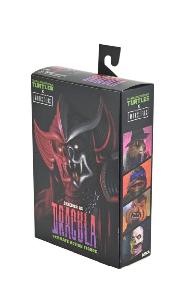 Figuras de Shredder como Drácula de las Tortugas Ninja x Universal Monsters Classic Colors de 18 cm