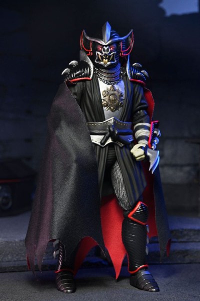 Figuras de Shredder como Drácula de las Tortugas Ninja x Universal Monsters Classic Colors de 18 cm