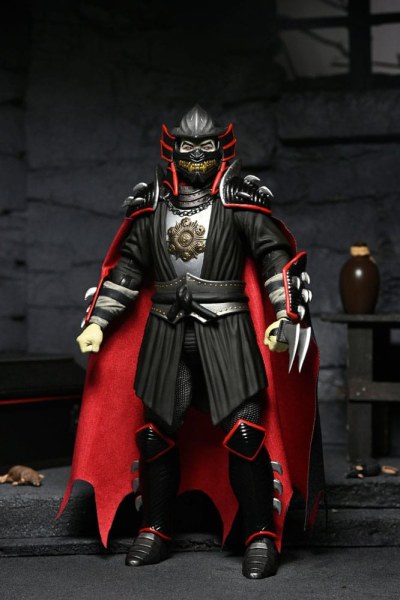Figuras de Shredder como Drácula de las Tortugas Ninja x Universal Monsters Classic Colors de 18 cm
