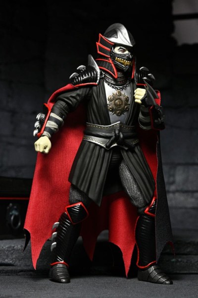 Figuras de Shredder como Drácula de las Tortugas Ninja x Universal Monsters Classic Colors de 18 cm