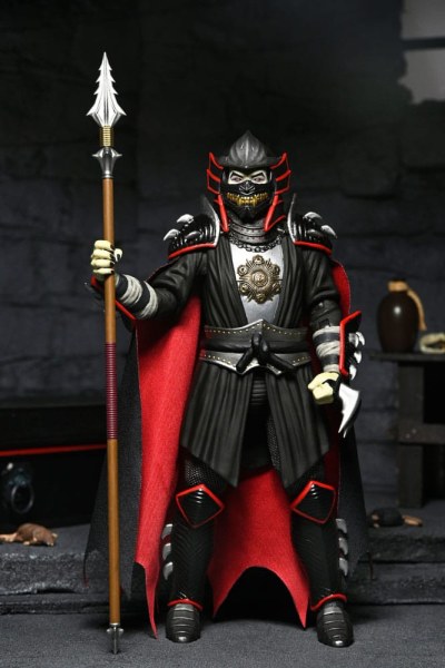 Figuras de Shredder como Drácula de las Tortugas Ninja x Universal Monsters Classic Colors de 18 cm