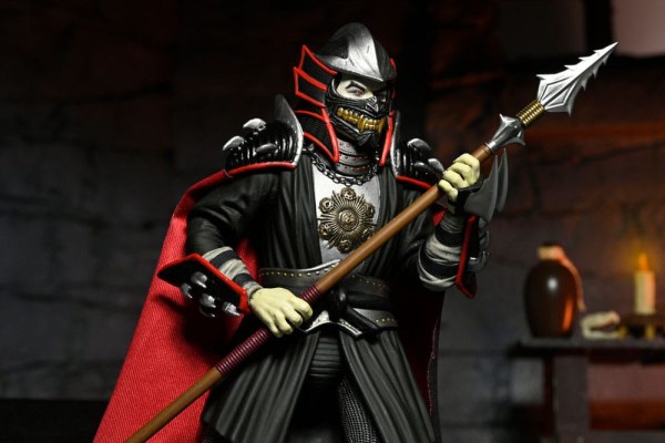 Figuras de Shredder como Drácula de las Tortugas Ninja x Universal Monsters Classic Colors de 18 cm