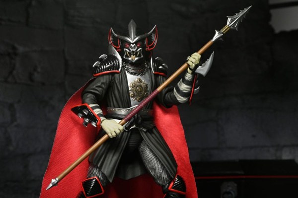 Figuras de Shredder como Drácula de las Tortugas Ninja x Universal Monsters Classic Colors de 18 cm