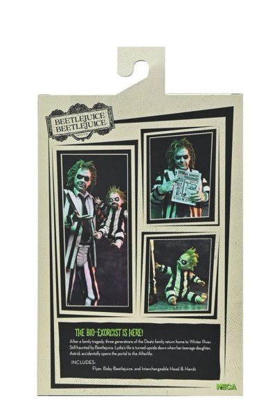 Figura de Beetlejuice Beetlejuice Escala 7 Ultimate Striped Suit Beetlejuice 18 cm