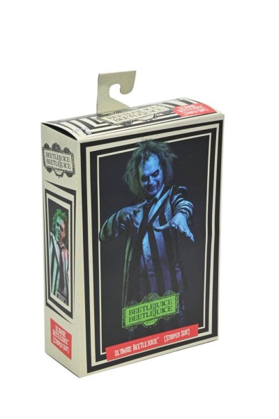 Figura de Beetlejuice Beetlejuice Escala 7 Ultimate Striped Suit Beetlejuice 18 cm