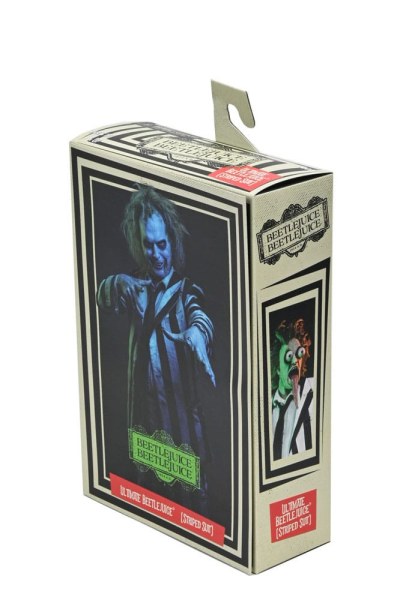 Figura de Beetlejuice Beetlejuice Escala 7 Ultimate Striped Suit Beetlejuice 18 cm