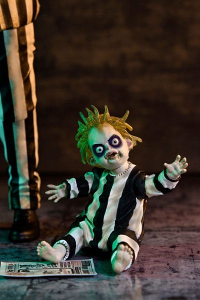 Figura de Beetlejuice Beetlejuice Escala 7 Ultimate Striped Suit Beetlejuice 18 cm