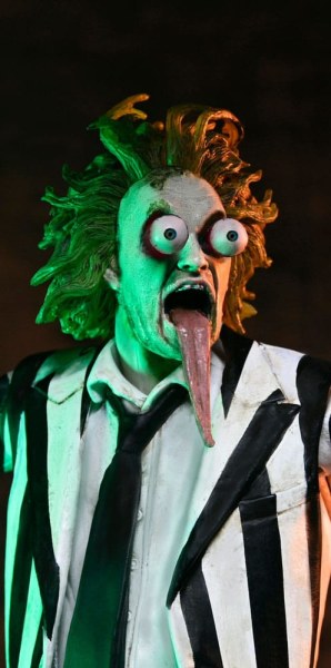Figura de Beetlejuice Beetlejuice Escala 7 Ultimate Striped Suit Beetlejuice 18 cm