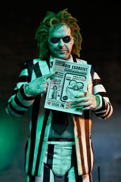 Figura de Beetlejuice Beetlejuice Escala 7 Ultimate Striped Suit Beetlejuice 18 cm