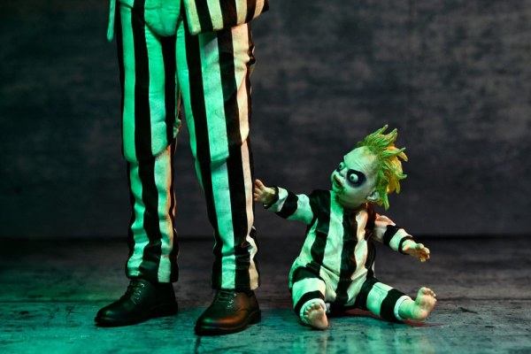 Figura de Beetlejuice Beetlejuice Escala 7 Ultimate Striped Suit Beetlejuice 18 cm