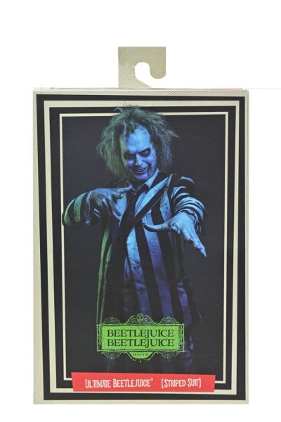 Figura de Beetlejuice Beetlejuice Escala 7 Ultimate Striped Suit Beetlejuice 18 cm