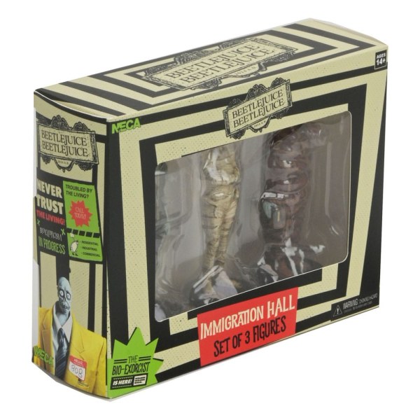 Beetlejuice Beetlejuice pack 3 figuras Sala de Inmigración 1 10 cm