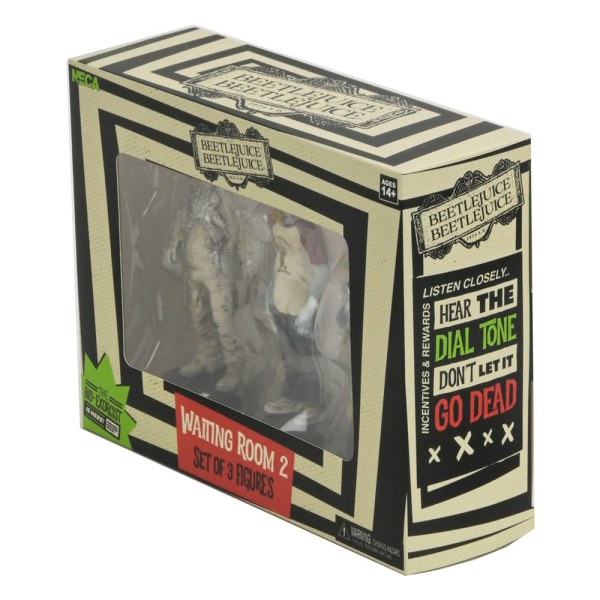 Beetlejuice Beetlejuice pack de 3 Sala de espera 2 figuras 10 cm