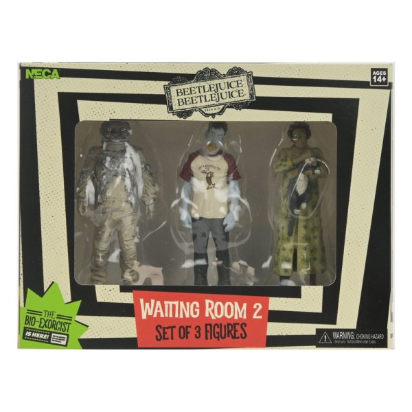 Beetlejuice Beetlejuice pack de 3 Sala de espera 2 figuras 10 cm