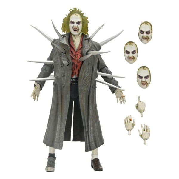 Diorama de Beetlejuice (1988), gabardina con pinchos, set de lujo de la Habitación del Infierno