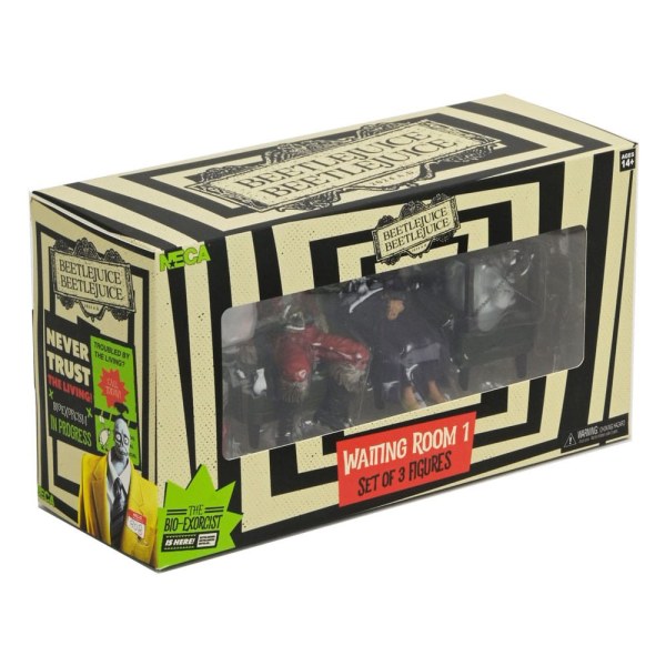Beetlejuice Beetlejuice pack 3 figuras Sala de espera 1 10 cm