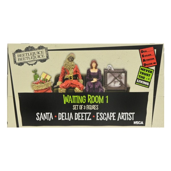 Beetlejuice Beetlejuice pack 3 figuras Sala de espera 1 10 cm