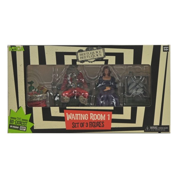 Beetlejuice Beetlejuice pack 3 figuras Sala de espera 1 10 cm