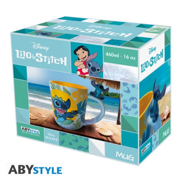 Taza Asa 3D - Stitch hawaiano - Disney Lilo & Stitch