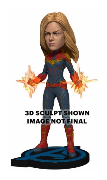 Los Vengadores: Endgame Aldaba para la cabeza Capitana Marvel 20 cm