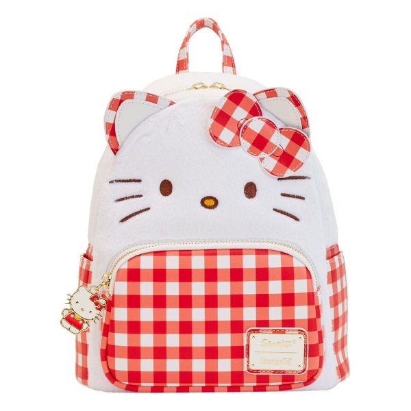 Mini Mochila de cosplay de cuadros vichy de Hello Kitty de Sanrio by Loungefly