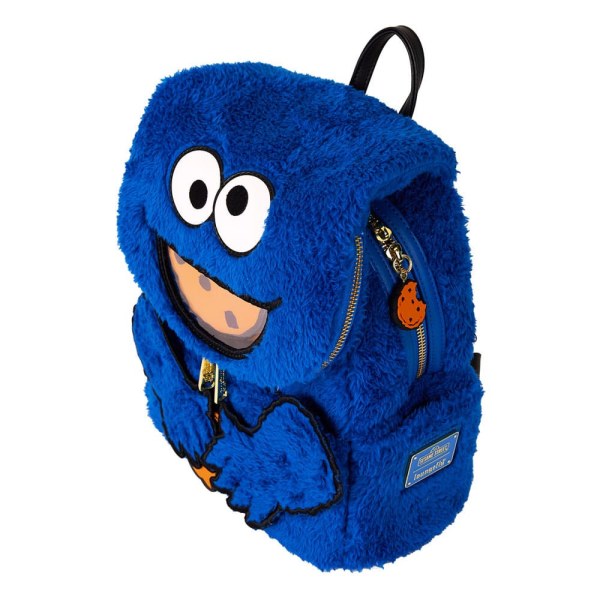 1 Mochilas de peluche mini del Monstruo de las Galletas de Plaza Sésamo de Loungefly