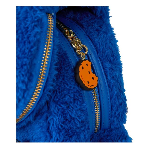 1 Mochilas de peluche mini del Monstruo de las Galletas de Plaza Sésamo de Loungefly