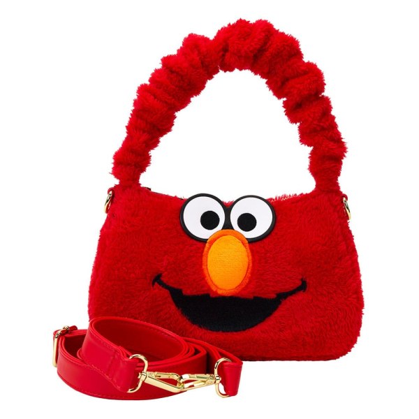 1 , bolsos de hombro Elmo de Plaza Sésamo de Loungefly