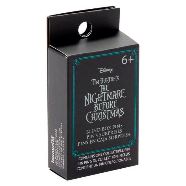 Pin de esmalte Holiday Loungefly Disney Nightmare Before Christmas