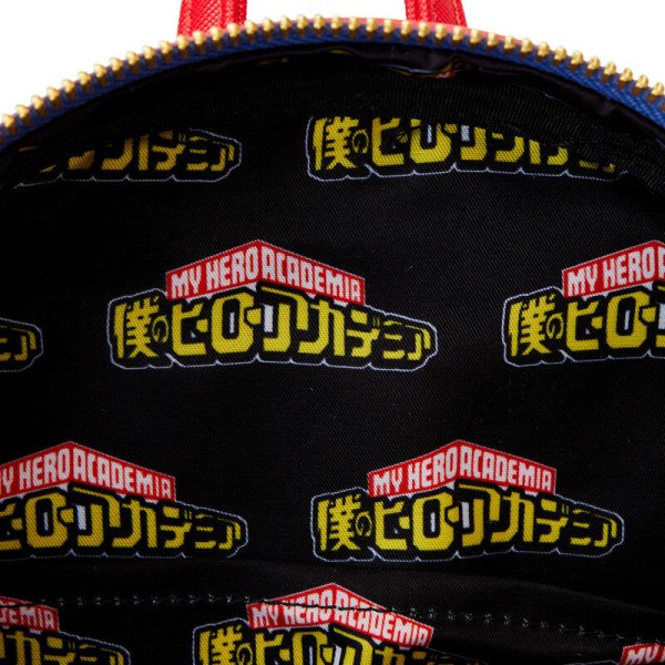 mochilas Loungefly My Hero Academia Group con logotipo en relieve de 26 cm